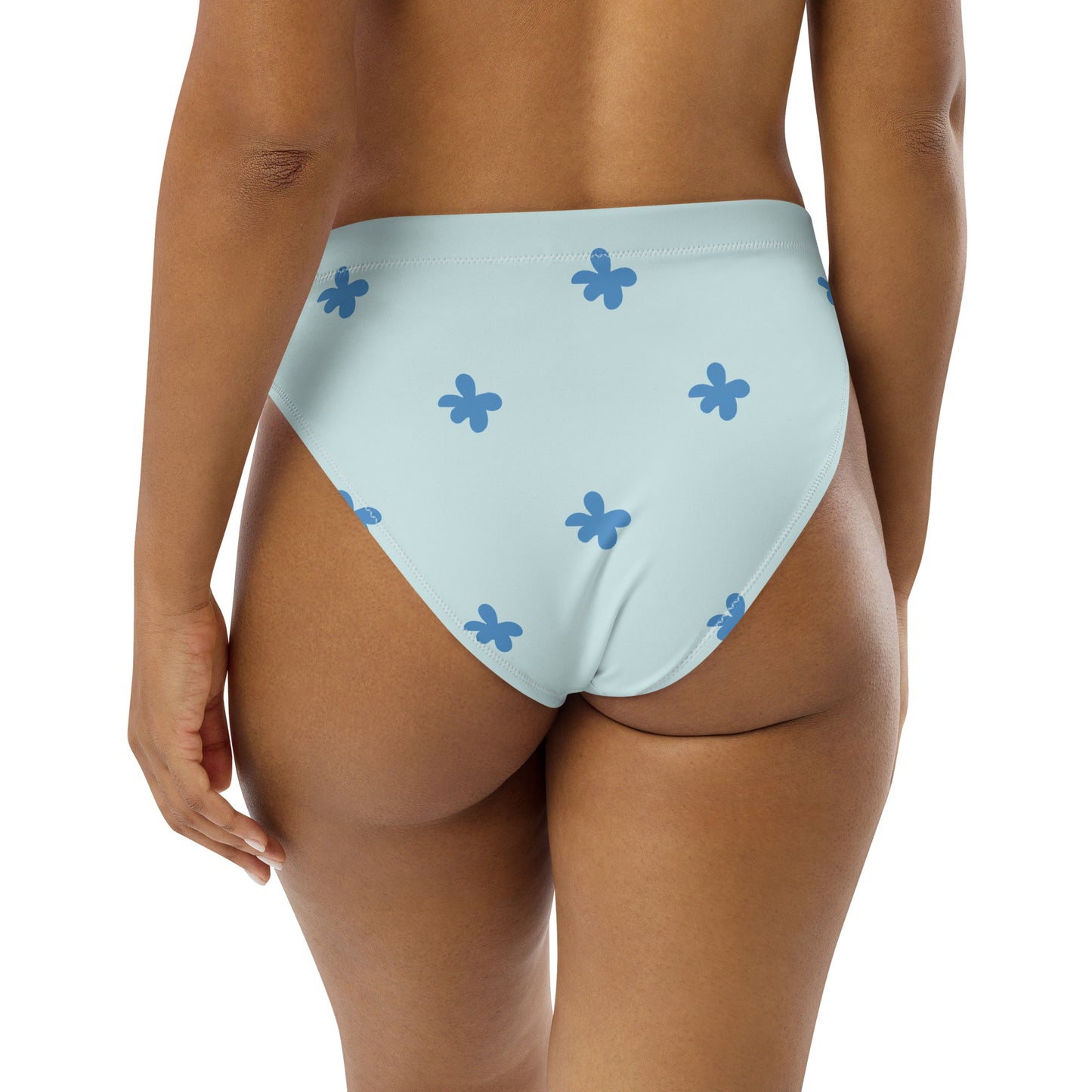 RECYCLED HIGH-WAISTED BIKINI BOTTOM - DAISY