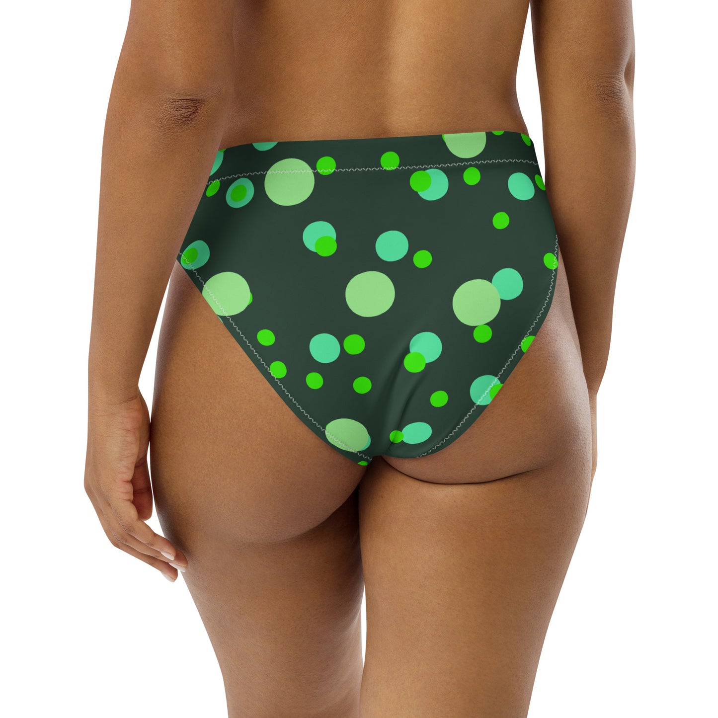 RECYCLED PADDED BIKINI BOTTOM - GREENLAND