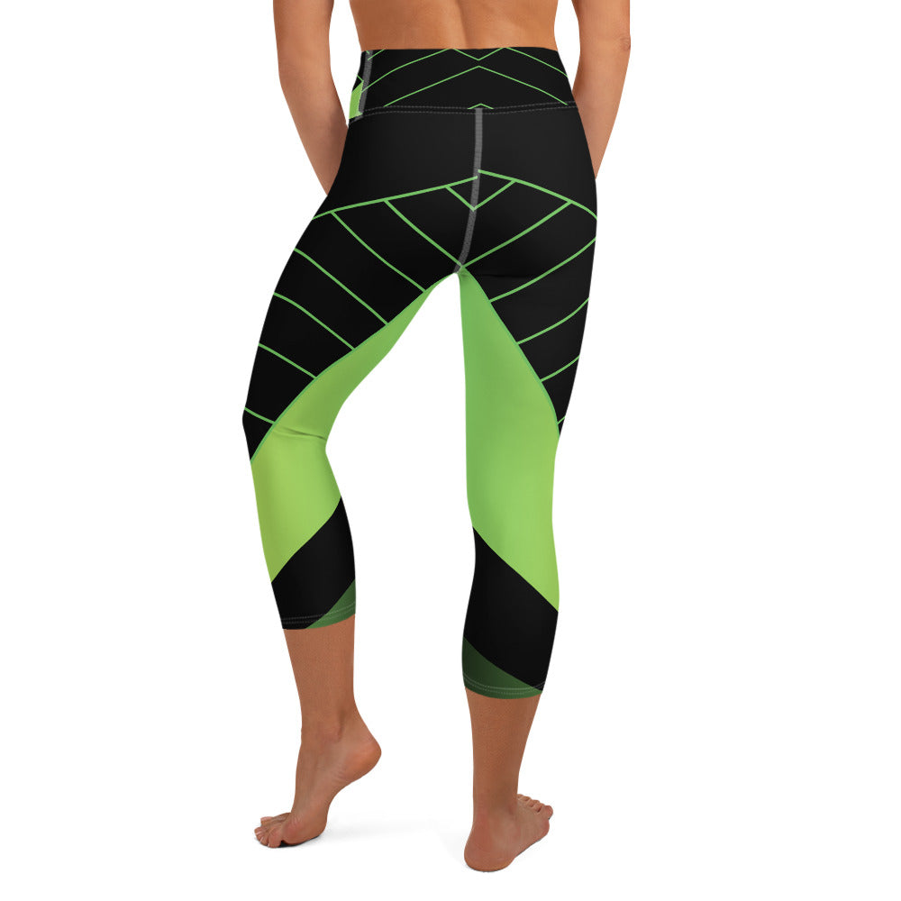 Yoga Capri Leggings - Aurora