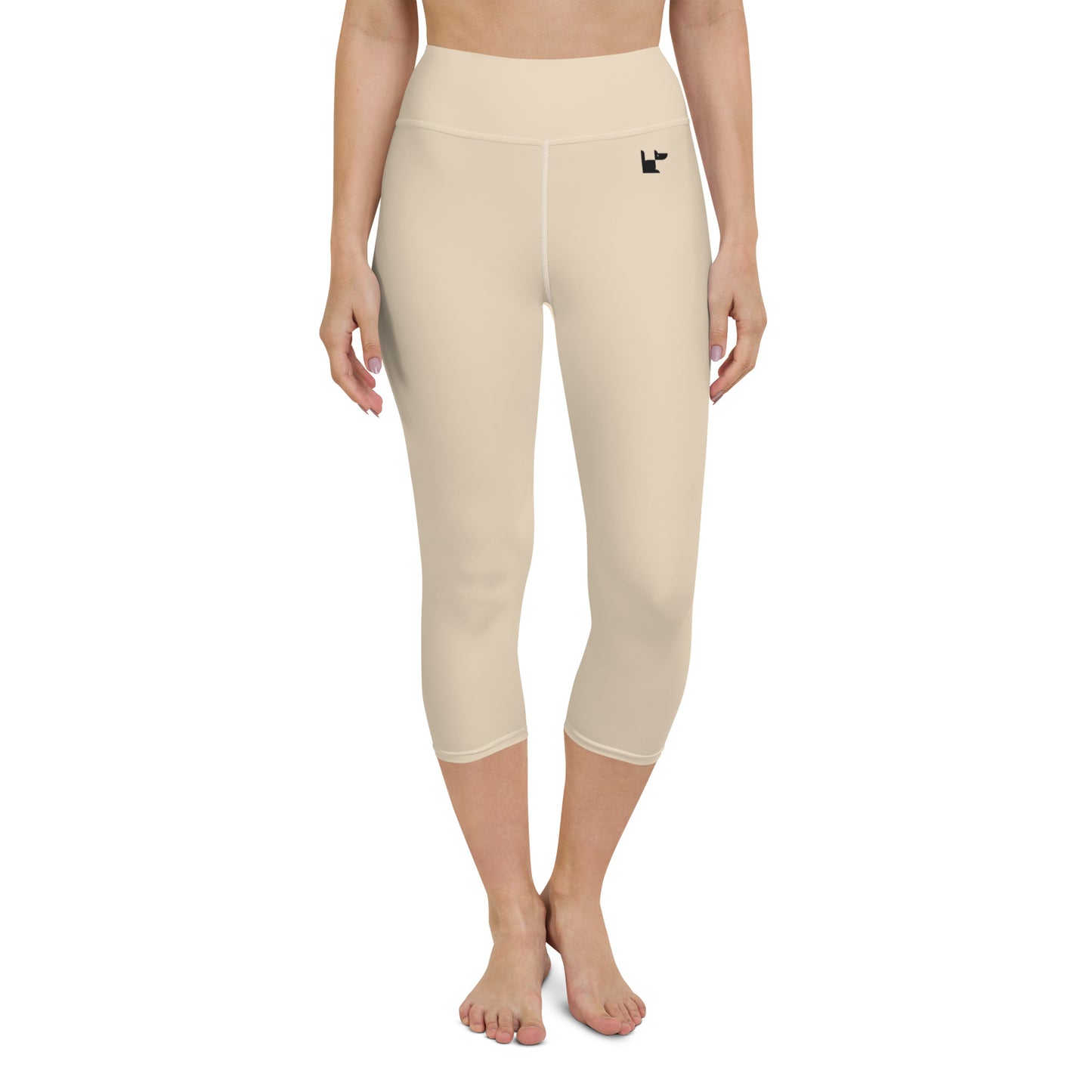 Yoga Capri Leggings - Sand