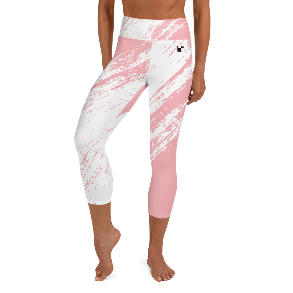 Yoga Capri Leggings - Peaches