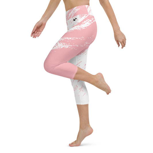 Yoga Capri Leggings - Peaches