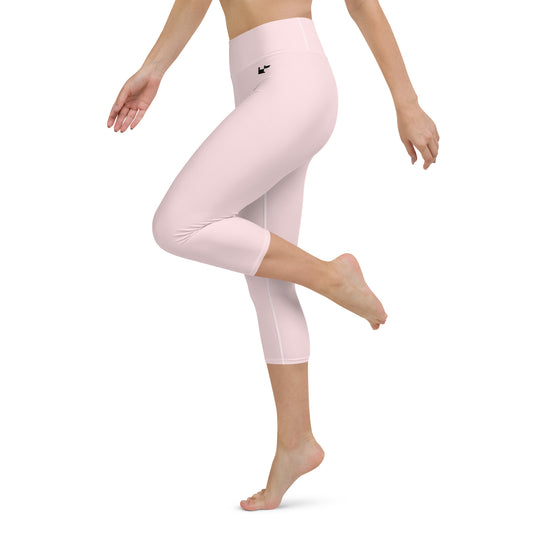 Yoga Capri Leggings - Pink