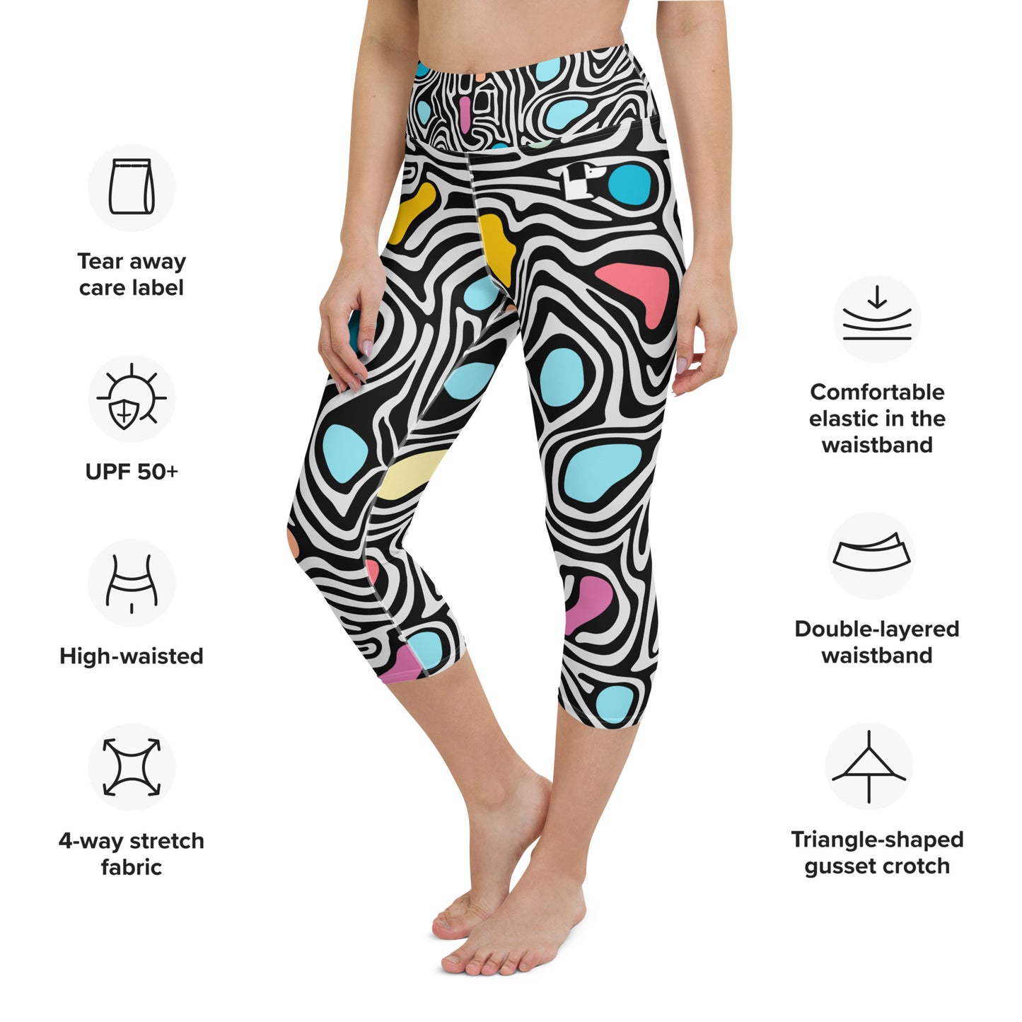 Yoga Capri Leggings - Dreams