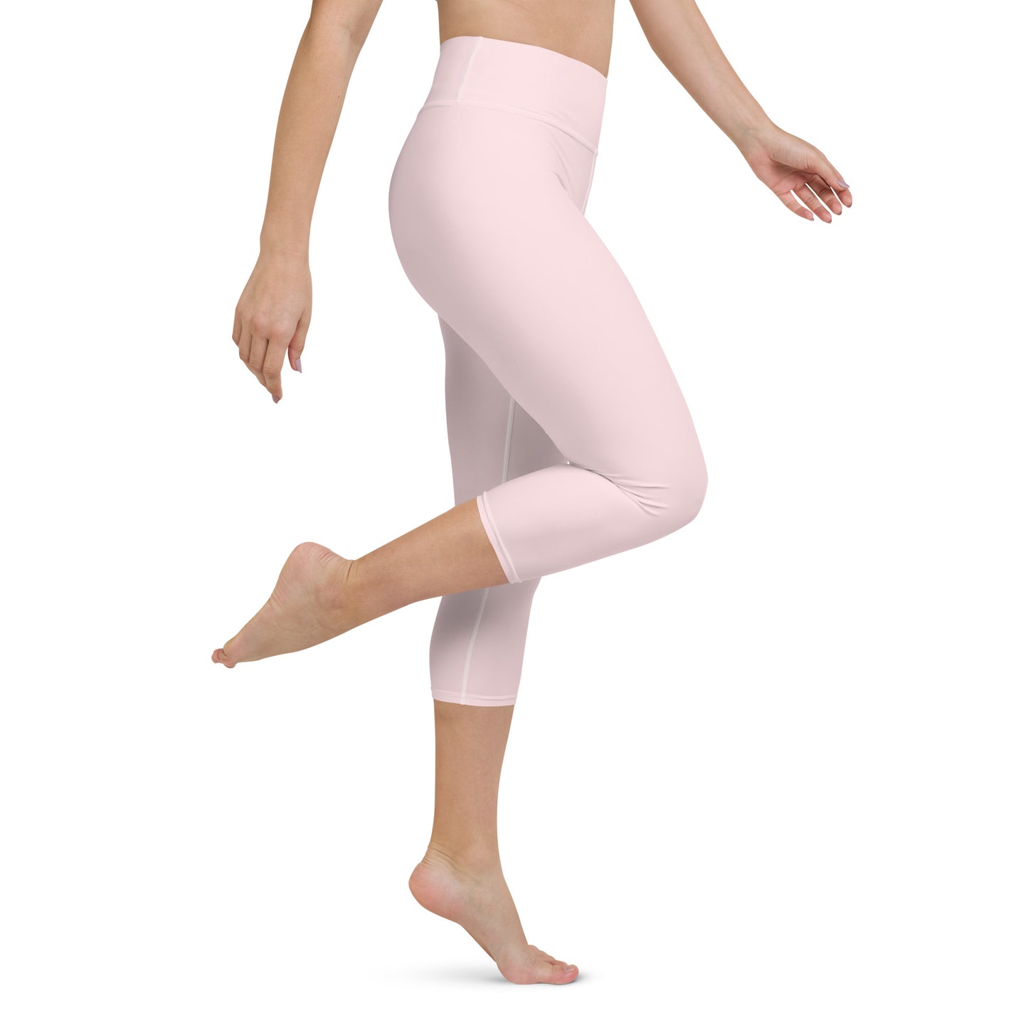 Yoga Capri Leggings - Pink