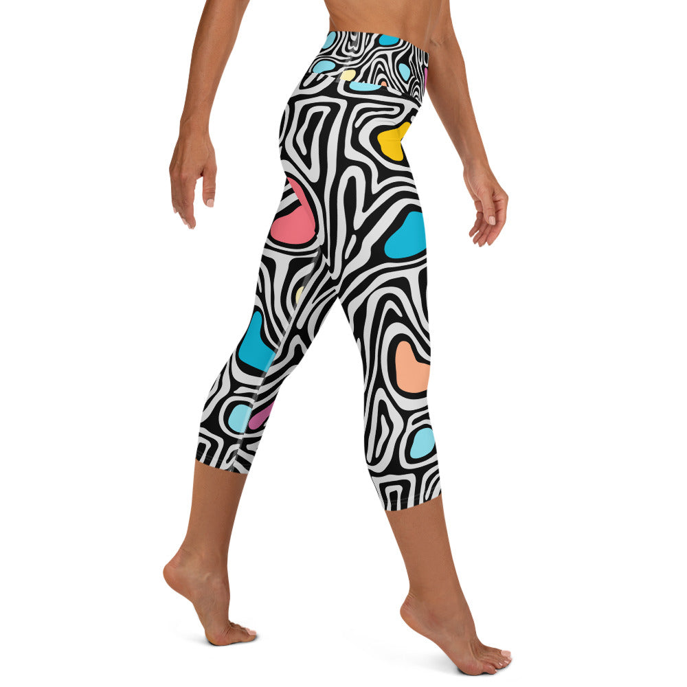 Yoga Capri Leggings - Dreams