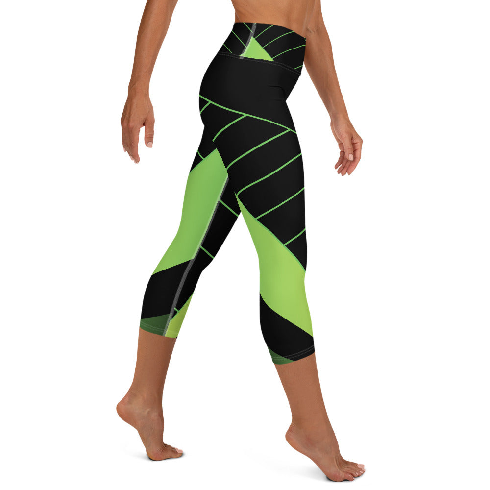 Yoga Capri Leggings - Aurora