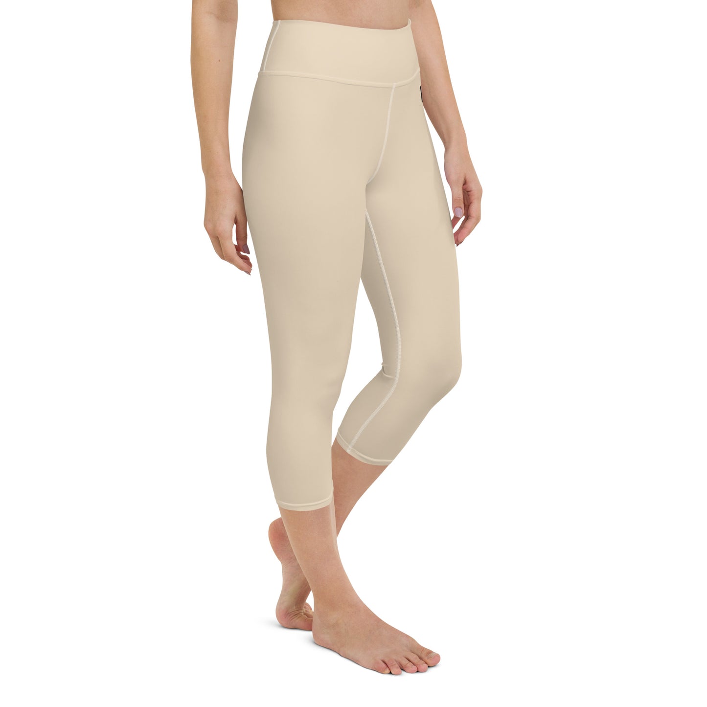 Yoga Capri Leggings - Sand