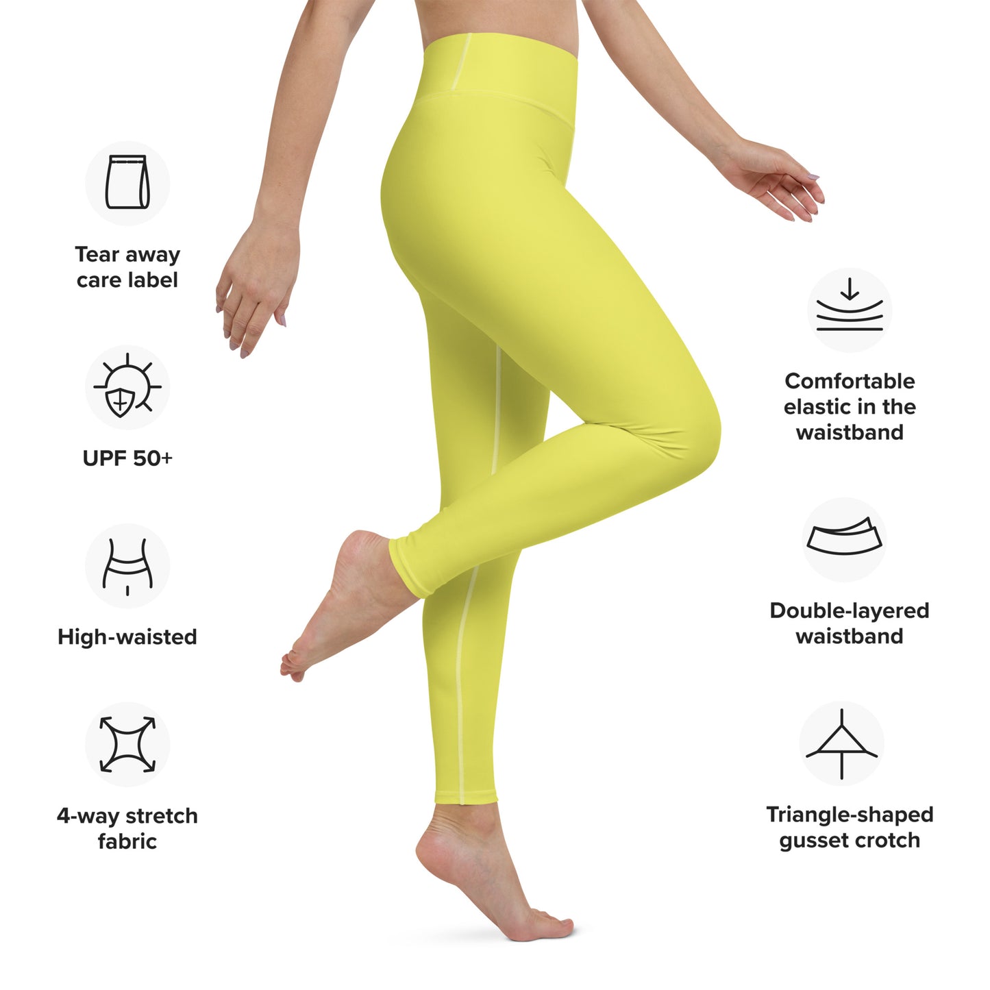 Yoga Leggings - Sun