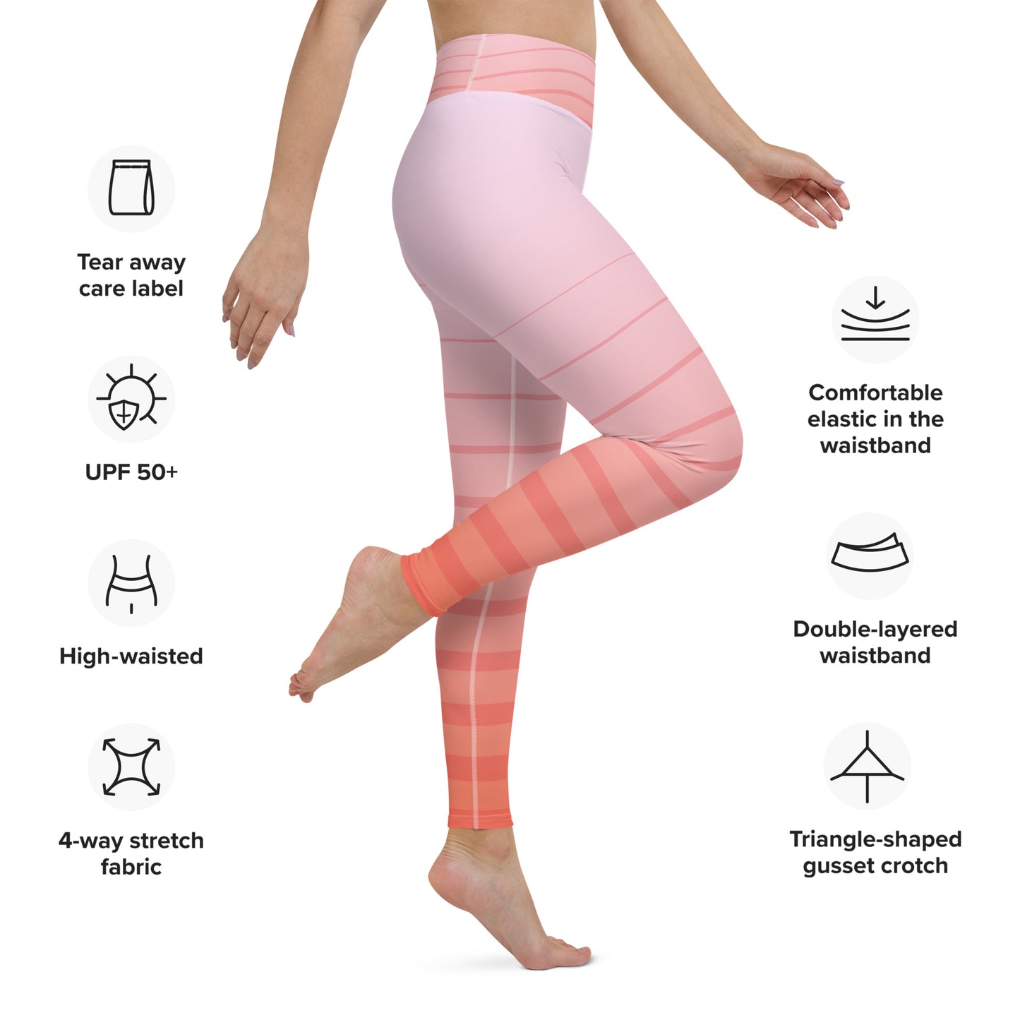 YOGA LEGGINGS - PINKLINE