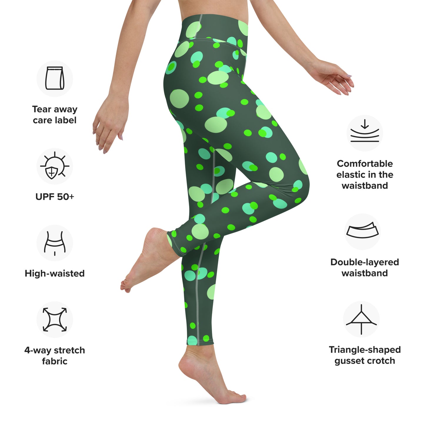 YOGA LEGGINGS - GREENLAND